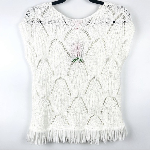 LILLY PULITZER Classic Crochet Top in Resort White Size XS - Picture 7 of 9